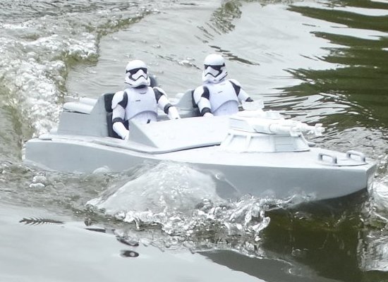 Troopers inboat
