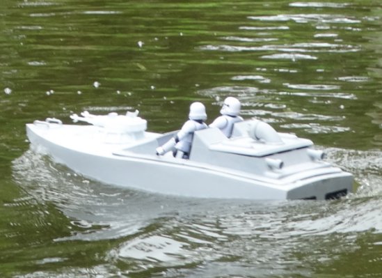 Troopers in Boat