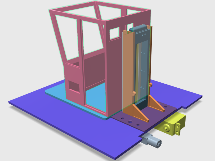 3D Model of Cabin Lift